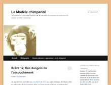 Tablet Screenshot of modelechimpanze.com